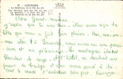 CPA Lourdes La Basilique et le Pic du Jer 