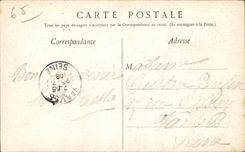 CPA Lourdes L'Apparition 