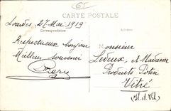 CPA Lourdes La Basilique et la Vierge Couronnee 