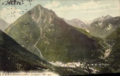 CPA Cauterets Vue generale prise la Reine Hortense 