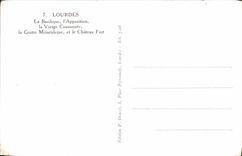 CPA Lourdes La Basilique l'Apparition 