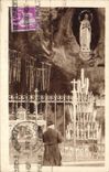 CPA Lourdes La Grotte l'Autel et la Vierge 