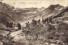 CPA Gavarnie Le Cirque et le Gave 