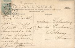 CPA Route de Pierrefitte a Cauterets 