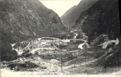 CPA Cauterets Route de Pierrefitte 