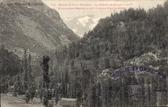 CPA Route de Luz a Gavarnie La Berche de Roland 