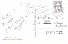 CPA Bareges Hautes Pyrenees Depart ayre Demon des Neiges 