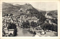 CPA Lourdes Vue generale prise du Chateau Fort 