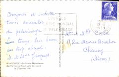 CPA Lourdes La Grotte Miraculeuse 