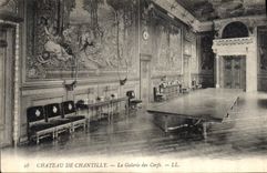 CPA Chateau de Chantilly La Galerie des Cerfs 