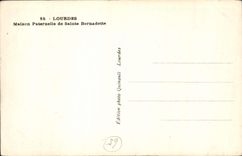 CPA Lourdes Maison Paternelle de Sainte Bernadette 
