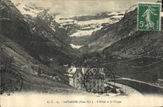 CPA Gavarnie Htes Pyr L'Hotel et le Cirque 