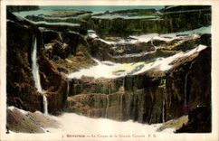 CPA Gavarnie Le Cirque et le Grande Cascade 