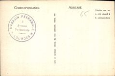 CPA Lourdes La Vallee d'Argeles vue du Funiculaire du Pic du Jer 