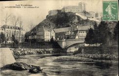 CPA Lourdes La Chateau Fort 