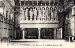 CPA Chateau de Pierrefonds La Cheminee de la Salle des Preux 