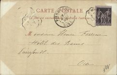 CPA Chateau de Pierrefonds La Salle des Gardes Carte 1900