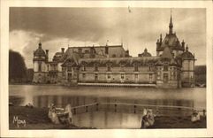 CPA Chateau de Chantilly Les Chateaux le Petit Chateau et la Tour du Tresor 