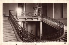 CPA Palais de Compiegne Escalier d'Honneur 