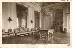 CPA Palais de Compiegne Salon de Famille 