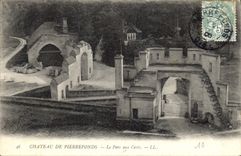 CPA Chateau de Pierrefonds Le Parc aux Cerfs 