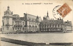 CPA Chateau de Chantilly Facade Ouest 