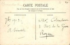 CPA Royan Cote d'Argent Les Rochers a Vallieres