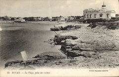 CPA Royan La Plage prise des Rochers 