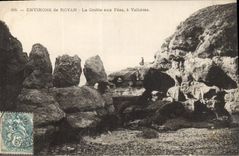 CPA Environs de Royan La Grotte aux Fees a Vallieres 