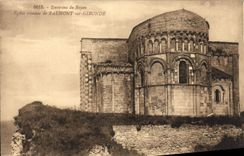 CPA Environs de Royan Eglise romande de Talmont sur Gironde 