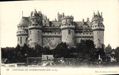 CPA Chateau de Pierrefonds Cote nord 