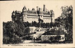 CPA Pierrefonds Le Chateau Cote Ouest 