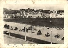 CPM Frejus Plage Vue sur St Raphael 