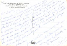 CPM Cannes la nuit La Croisette le Palais du Festival 