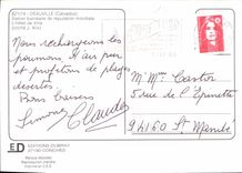 CPM Deauville Calvados Station baineaire de reputation mondiale L'Hotel de Ville 