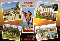 CPM Venez bronzer a Cabourg 