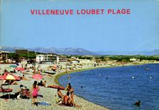 CPM Villeneuve Loubet Plage 