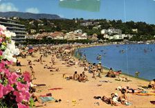 CPM La Cote d'Azur Varoise Le Lavandou La Plage 