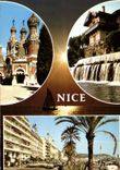 CPM Nice Eglise Russe Cascade de Gairaut Promenade des Anglais 