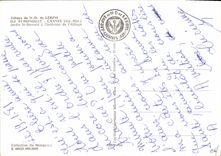 CPM Abbaye de ND de Lerins Ile St Honorat Cannes Alp Mar Jardin St Bernard a l'Interieur de l'Abbaye