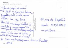 CPM Menton Un coin du port et le vieille ville 