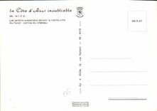 CPM Nice Les jardins suspendus devant la vieille ville 