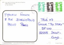 CPM Une Rose a la Boutonniere de la Provence Cassis sur Mer le Cap Canaille