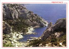 CPM Reflets de Provence Entre Marseille et Cassis B du R la Calanque de Morgiou Sugiton et le Bec de