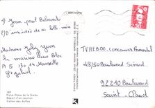 CPM Notre Dame de la Garde Depart d'un Courrier Vallon des Auffes 