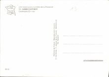 CPM Une rose a la Boutonniere de la Provence Cassis sur Mer Calanque d'En Vau