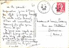CPM La Lande Chemin dans la Foret
