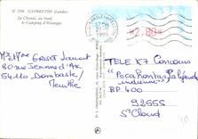 CPM Capbreton Landes le Chenal au fond le Camping d'Hossegor