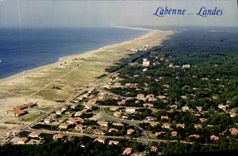 CPM Sur la Cote Sud des Landes Labenne Ocean vue panoramique de la plage et des residences au coeur 