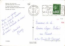 CPM Maison de Vacances des Retraites de l'AGRR 7 avenue Riou Blanquet Grasse Alpes Maritimes Facade